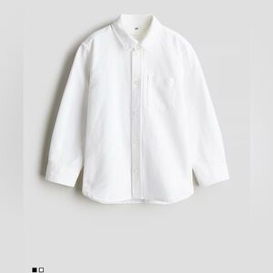 Button down shirt white size 5